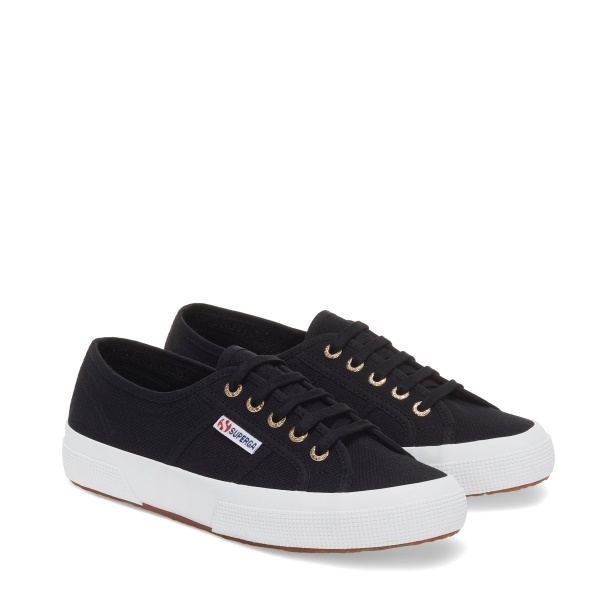 CA Superga 2750 Cotu Classic Sneakers - Black Pale Gold