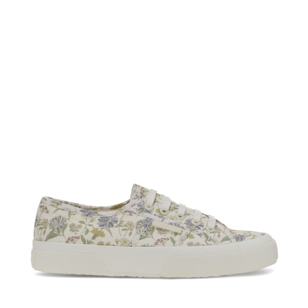 CA Superga 2750 Floral Print Sneakers - White