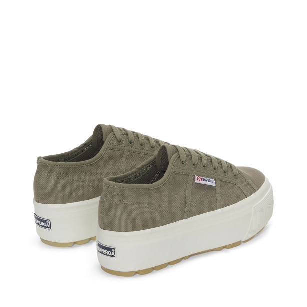 CA Superga 2790 Tank Sneakers - Green Safari