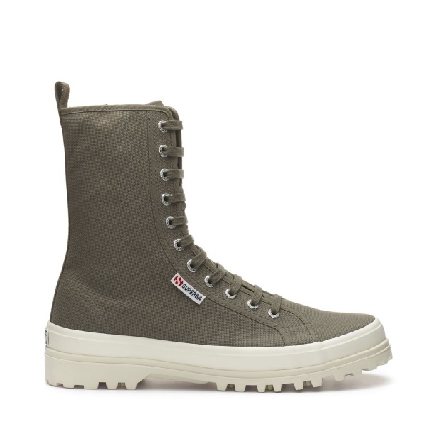 CA Superga 2641 Alpina High Top Boots - Olive