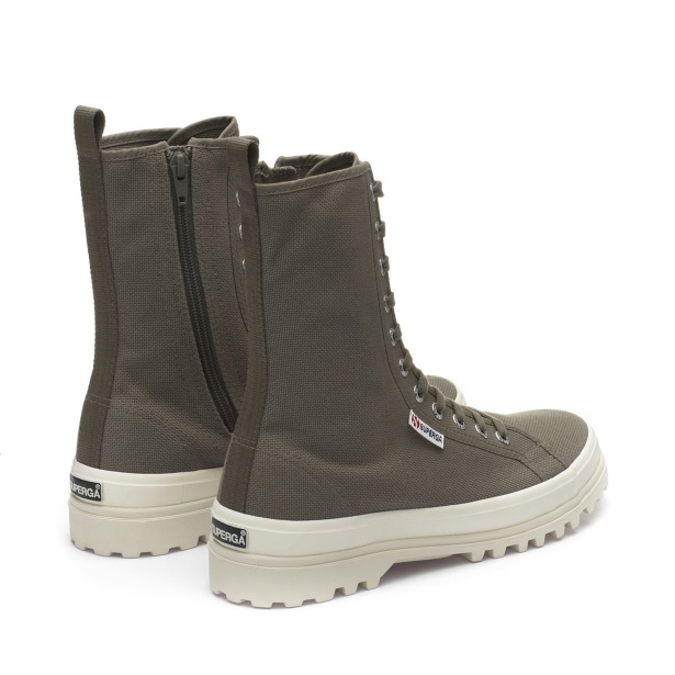 CA Superga 2641 Alpina High Top Boots - Olive