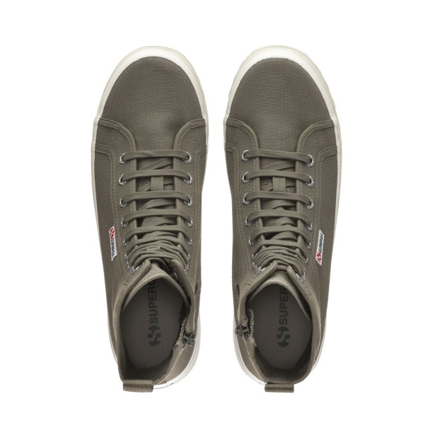 CA Superga 2641 Alpina High Top Boots - Olive