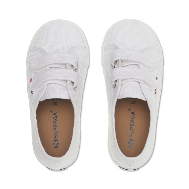 CA Superga 2730 Kids Straps Sneakers - White