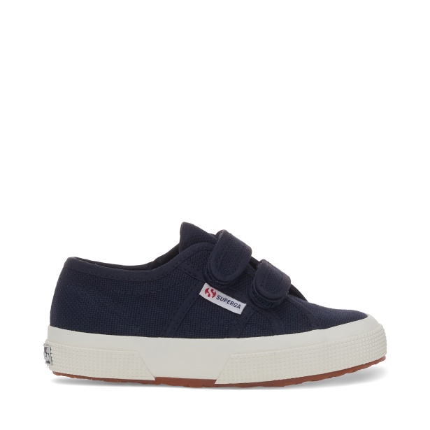 CA Superga 2750 Kids Cotjstrap Classic Sneakers - Navy Avorio