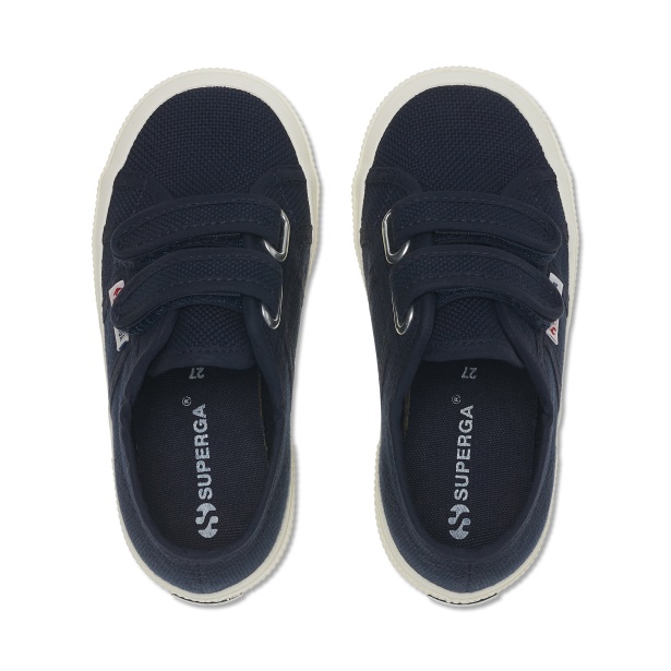 CA Superga 2750 Kids Cotjstrap Classic Sneakers - Navy Avorio