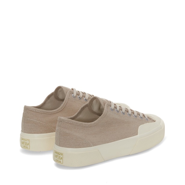 CA Superga 2432 Salt Pepper Lt Yellow-Off White