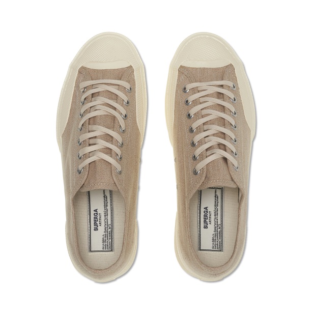 CA Superga 2432 Salt Pepper Lt Yellow-Off White