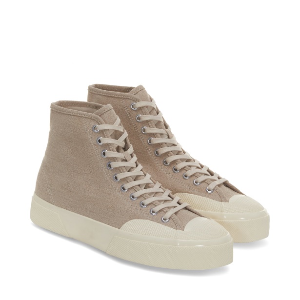 CA Superga 2433 Salt Pepper Lt Yellow-Off White