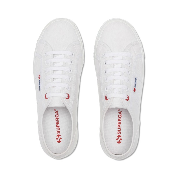 CA Superga 2790 Little Heart Embroidery White -Red Heart