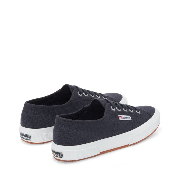 CA Superga 2750 Washed Cotton Blue Grey Dk Washed