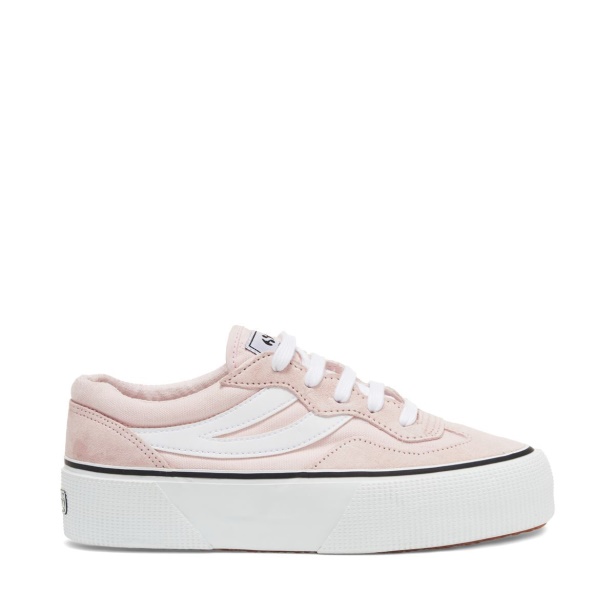 CA Superga 3041 Revolley Colorblock Platf Pink Ish-White