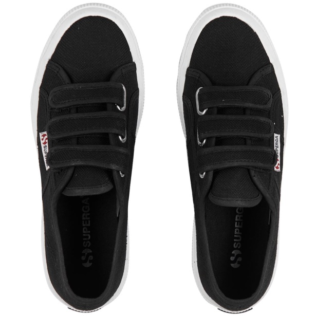CA Superga 2750 Cot3Strapu Black-F White