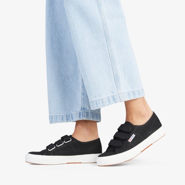 CA Superga 2750 Cot3Strapu Black-F White