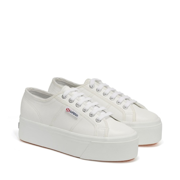CA Superga 2790 Tumbled Leather White