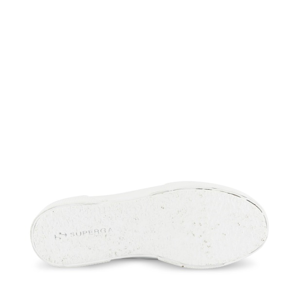 CA Superga 3041 Revolley Leather Platform White-Pink Ish