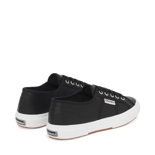 CA Superga 2750 Tumbled Leather Black-White