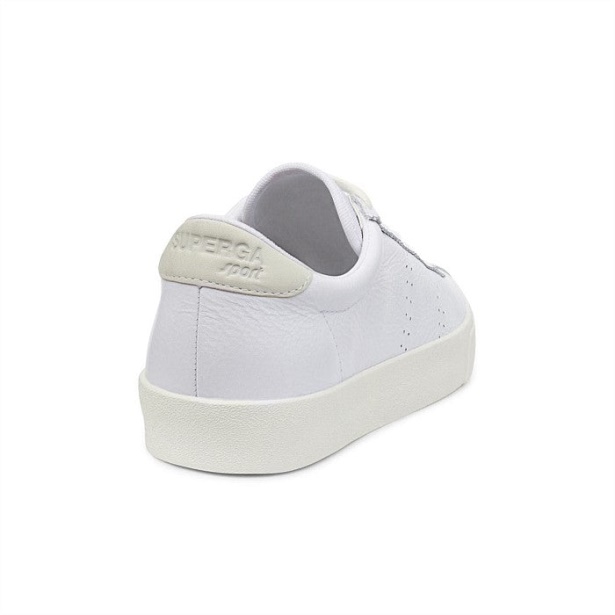 CA Superga 2843 Club S Comfort Leather White-White-Beige Gesso