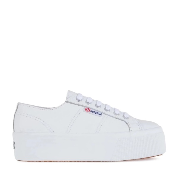 2790 Tumbled Leather White CA Superga