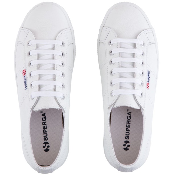 2790 Tumbled Leather White CA Superga
