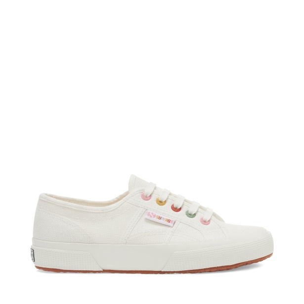 CA Superga 2750 Rainbow Details White-Groovy Eyelets