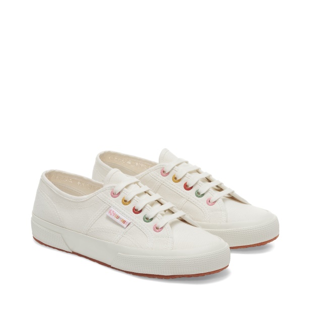 CA Superga 2750 Rainbow Details White-Groovy Eyelets