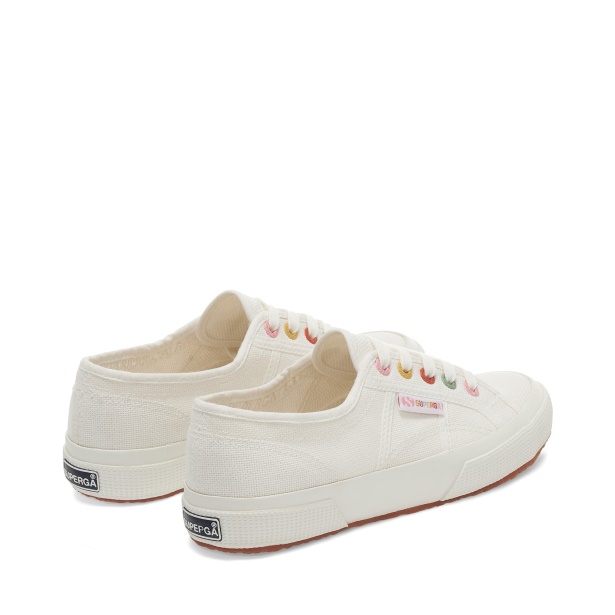 CA Superga 2750 Rainbow Details White-Groovy Eyelets