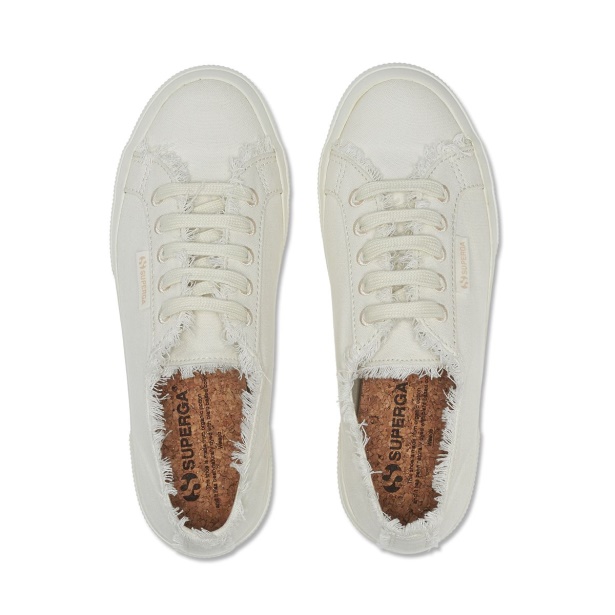 CA Superga 2750 Fringed Organic Canvas Na Weeds