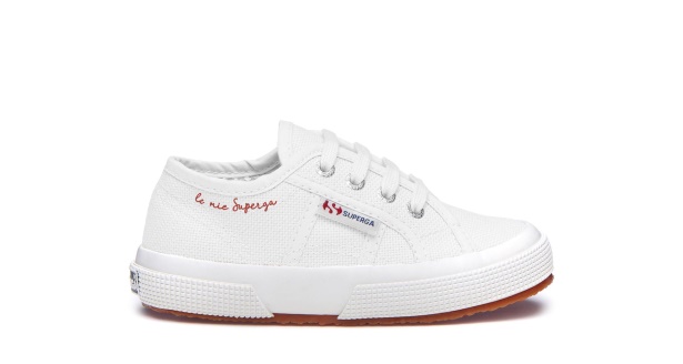CA Superga 2750 Kids Poetic White-Le Mie CA Superga Red