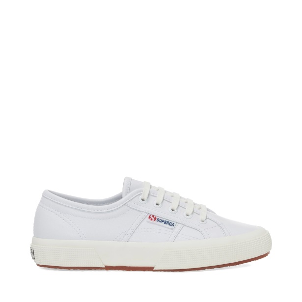 CA Superga 2750 Vegan Faux Leather White-White