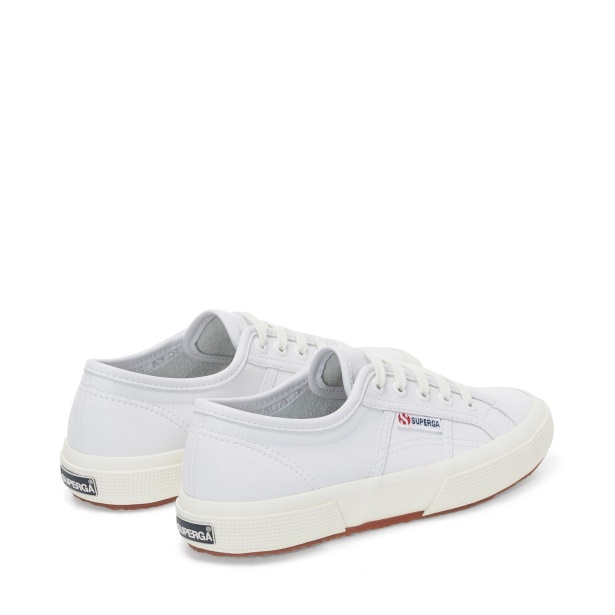CA Superga 2750 Vegan Faux Leather White-White
