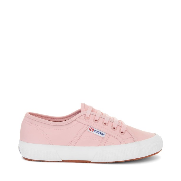 CA Superga 2750 Vegan Faux Leather Pink White