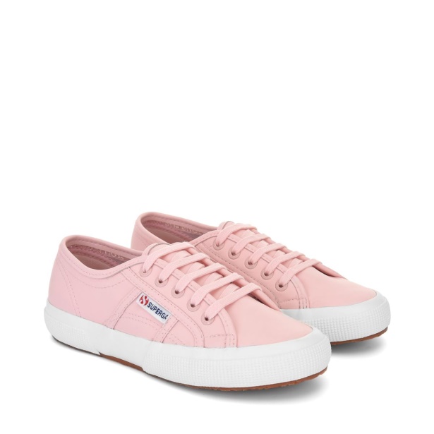 CA Superga 2750 Vegan Faux Leather Pink White