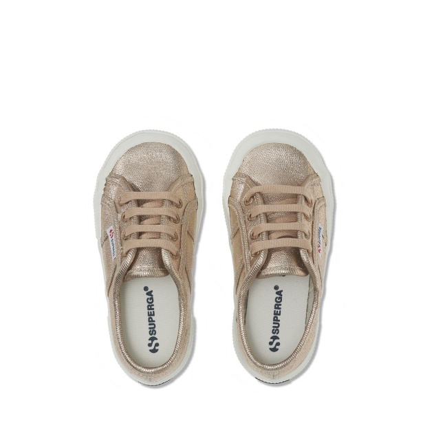 CA Superga 2750 Kids Metallic Canvas Pink Skin Matt