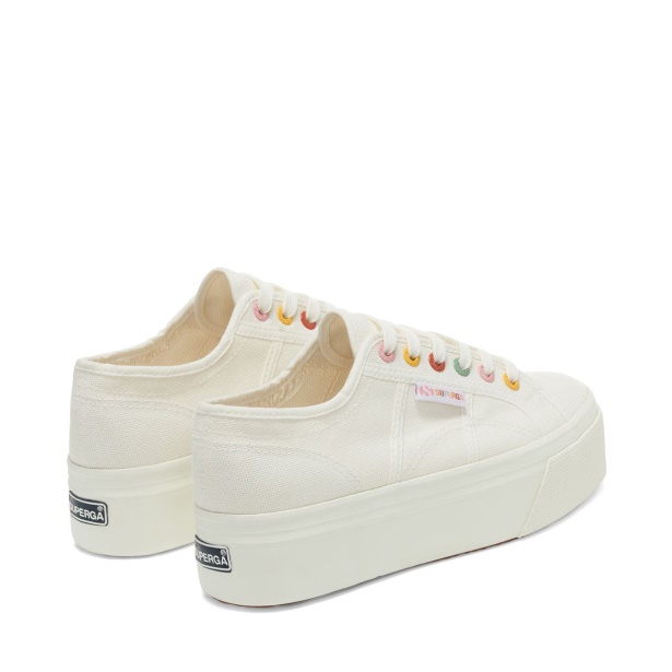 CA Superga 2790 Rainbow Details White-Groovy Eyelets