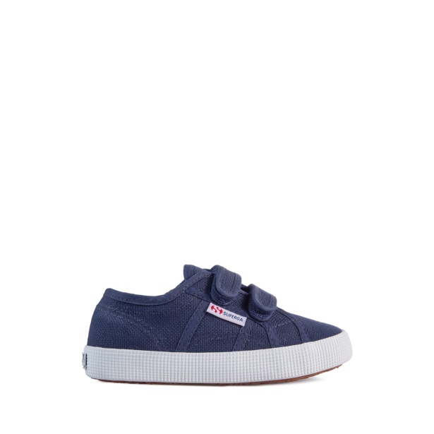 CA Superga 2750 Kids Straps Easylite Navy-White