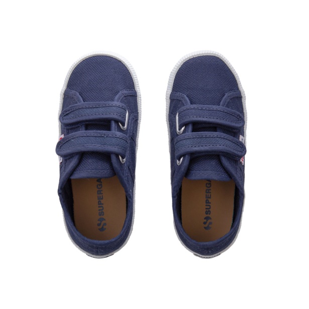 CA Superga 2750 Kids Straps Easylite Navy-White