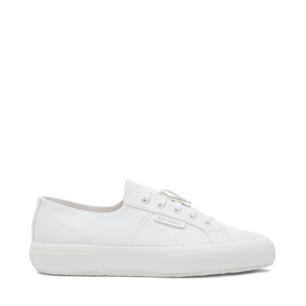 CA Superga 2750 Grape-Based Faux Leather White-White