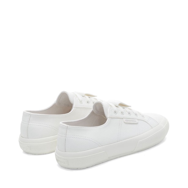 CA Superga 2750 Grape-Based Faux Leather White-White