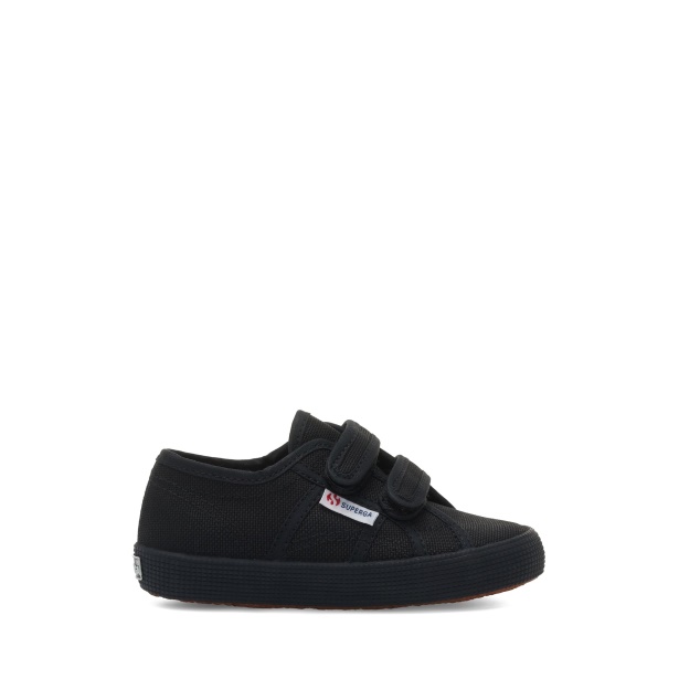 CA Superga 2750 Kids Straps Easylite Full Black-Black