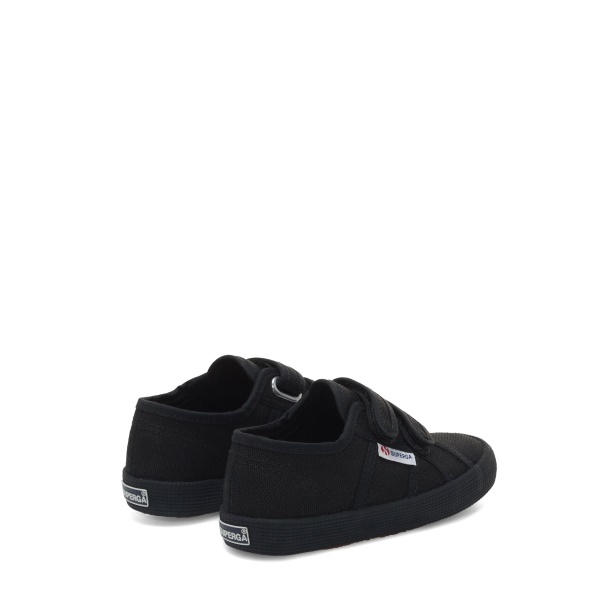 CA Superga 2750 Kids Straps Easylite Full Black-Black