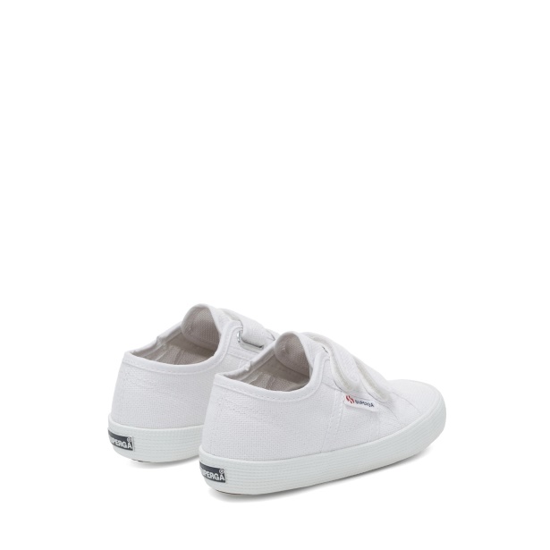 CA Superga 2750 Kids Straps Easylite White