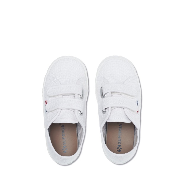 CA Superga 2750 Kids Straps Easylite White