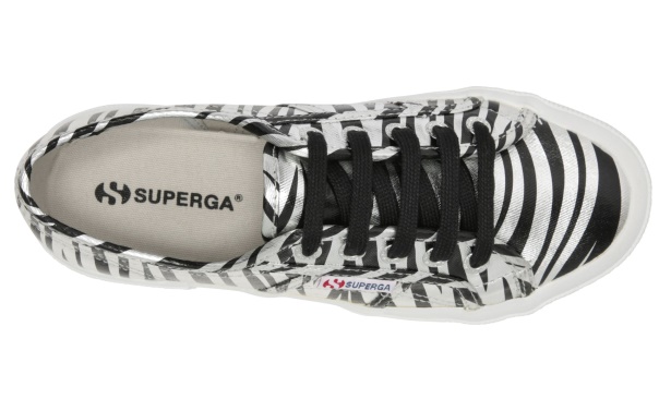 CA Superga 2750 - Fancotmetmatw Grey Silver Zebra