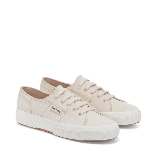 CA Superga 2750 Organic Patchwork Beige Raw