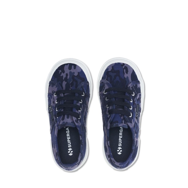 CA Superga 2750 Kids Camo Ripstop