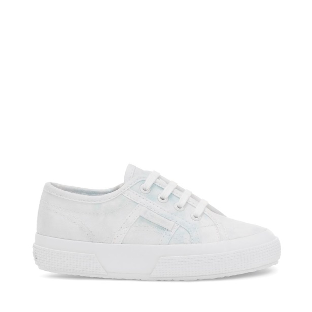 CA Superga 2750 Kids Clouds Print White-Lt Blue Clouds