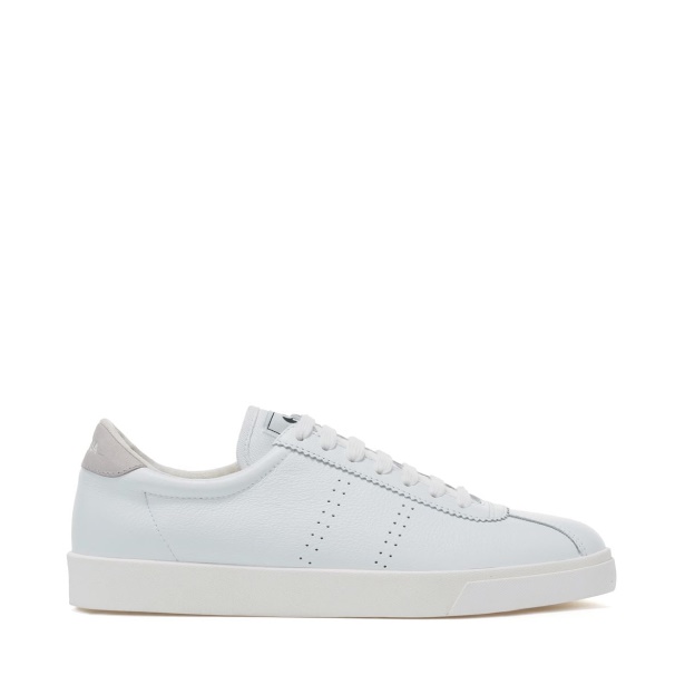CA Superga 2843 Club S Comfort Leather White-Grey Colomba