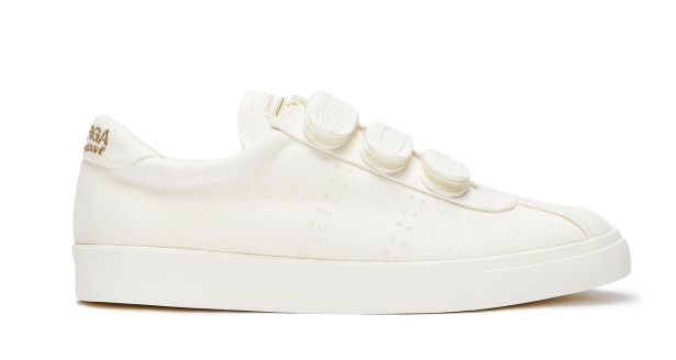 CA Superga 2843 Club S 3Straps Cotton White-Gold-White Av