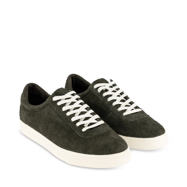 CA Superga 4834 Club S Up Hairy Suede Green Sherwood