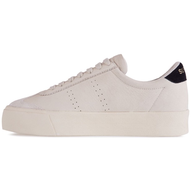 CA Superga 2902 Club 3 Cap Tumbled Suede Beige Gesso-Black
